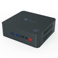 Beelink U55 Mini PC Intel Core-I3 5005U HD Graphics 5500 Windows 10 Mini Desktop Computer,8GB RAM/256GB SSD[Supports Extended RAM & SSD] Dual HDMI/Dual Wi-Fi/1000M LAN/Fan/Type-C
