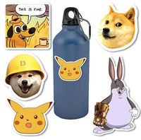 Mr.lucky Artwork S2/Meme Stickers 5pcs 4''-8''