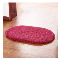 GHHZZQ 2 Pieces Bathtub Mats Absorbent Non-Slip Superfine Fiber Foot Pad Wash Room Bathroom Rugs, 4 Colors, 3 cm Thick, 3 Sizes (Color : B, Size : 60x90cm)