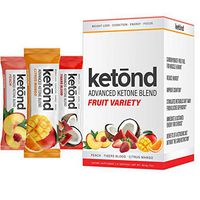 Ketond Advanced Ketone Supplement — Best Ketone Weight Loss Supplement — Citrus Mango, Tigers Blood, Peach (15 Stick Packs)