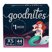 Goodnites Bedwetting Underwear for Girls, X-Small (28-45 lb.), 44 Ct (Packaging May Vary)