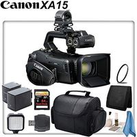 Canon XA15 Compact Full HD Camcorder Starter Bundle