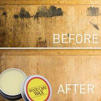 Luonita Wood Furniture Cleaner and Polish ，0.7 oz Wax Wood Polish and Conditioner Traditional Furniture, Natural Wood Polish with Beeswax Solid Wood Nutrition Wax Wood Maintenance (4 Pack)