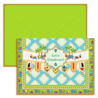 UFF Singles Mosaic Celebration Card (1 Folded Note Card + 1 Envelope + 1 Sticker)