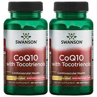 Swanson Coq10 with Tocotrienols 200 mg 60 Sgels 2 Pack