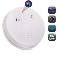 Spy Camera Wireless Hidden Smoke Detector Camera 1080P Mini Camera Monitor Video Recorder Nanny Cam Wireless Security Surveillance Camera for Home/Office No WiFi Need