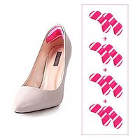 JGOTIM Heel Liner Cushions Inserts Leather Heel Insoles Pads Self Adhesive Stickers Foot Care Protector,4 Pairs