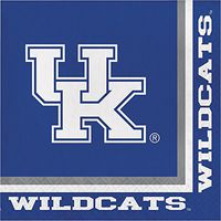 20-Count NCAA Paper Lunch Napkins, Kentucky Wildcats