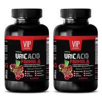 Anti Bloating Pills - URIC Acid FOMULA Natural Extract 1430Mg - Ginger Root, Turmeric Powder - 2 Bottles 120 Capsules