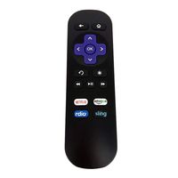 AckfulNew Replacement Remote for ROKU 1/2/ 3/4 LT HD XD XS with 4 Shortcut Buttons