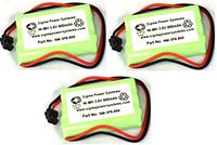 SPS Brand 3.6V 800 mAh Replacement Battery for Empire CPH-488B CordlessPhone (3 Pack)