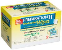 Preparation H Wipes Refill, Medicated, 96 Count (Pack of 2) Preparation-s84g
