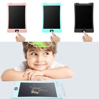 Yuniole 8.5 Inch Colorful Doodle Board LCD Screen Writing Tablet Magnetic Drawing Board Erasable Doodles Notepad Gifts for Ages 3+ (1 pc)