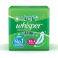 Whisper Ultra Sanitary Pads with Wings - 15 Pieces (XL Plus)
