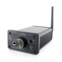 Pyle PDA35BT 100 Watt Mini Bluetooth Power Digital Class D Amplifier & Headphone Amplifier with Two Aux Inputs -  2 Channel Stereo Output - Portable Compact