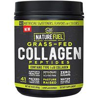 Nature Fuel GrassFed Collagen Peptides, Unflavored, Supports Healthy Joints and Skin, Keto and Paleo Friendly (16 Ounces Powder)