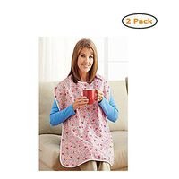 Waterproof Shirt Saver Bib - Size -Large (27" x 23") - Pack of 2