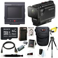 Sony AS50R Full HD 1080p Action Cam Camcorder with Live View Remote & 32GB SD Card Bundle