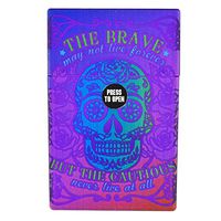 Cigarette Box Case for Full Pack of Cigarettes, Soft Touch Plastic - The Brave