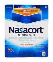 Nasacort Allergy 24 Hour Nasal Spray, 120 Sprays (0.57 fl. Ounce)