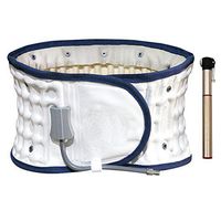 ZSZBACE Decompression Back Belt - Back Brace Back Pain Lower Lumbar Support - One Size (White)