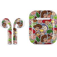 Skinit Decal Audio Skin for Apple AirPods with Lightning Charging Case - Officially Licensed Disney Toy Story Outline Design