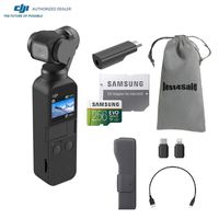 DJI Osmo Pocket Gimbal 3-Axis Stabilized Handheld Camera with 256GB SD Card Supports 4K Video