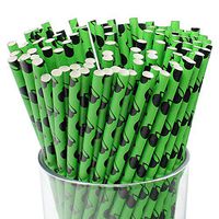 Just Artifacts 100pcs Premium Biodegradable Paper Straws (Witches Cauldron)