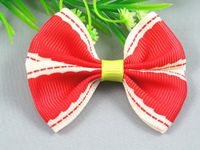 42pcs Satin Ribbon Bow Sewing/Wedding/Appliques Pick Color (Red)