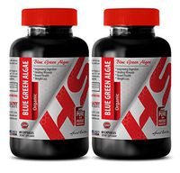 Klamath Powder - Blue Green Algae Organic 500 MG - Maintain Bowel Health (2 Bottles)