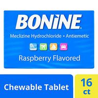 Bonine Motion Sickness Tablets-Raspberry-16 ct., Multicolor (27516)