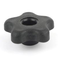 Big Horn 19709B - 5 Star Thru Knob 3/8 x 16