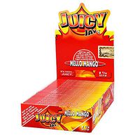 24 Packs (1 box) Juicy Jay's 1.25" Pure Hemp Rolling Papers - Mello Mango