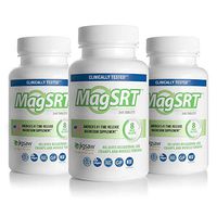 MagSRT - Jigsaw Health - Premium, Organic, Slow Release Magnesium Supplement - Active, Bioavailable Magnesium Malate Tablets with B-Vitamin Co-Factors, 240 Tablets (3-Pack)