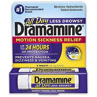 Dramamine Less Drwsy Tab Size 8 Ct Dramamine Less Drwsy Tab New 8