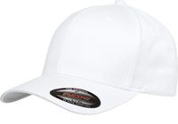 Flexfit Men's Athletic Baseball Fitted Cap (Adult S/M (6 3/4" - 7 1/4"), White)