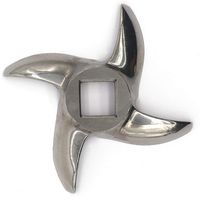 #12 Meat Grinder Blade Stainless Steel Knife Cutter Replacement for Grinders, Please check the size