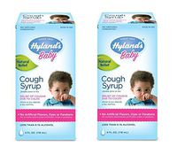 Hyland's Baby Cough Syrup, Natural Cough and Cold Relief, 4 Ounce (Pack of 2)