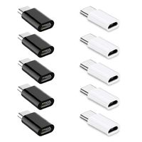 Rape Flower 10Pack USB-C Type-C to Micro USB Data Charging Adapter for Samsung Galaxy S9