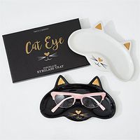 Two's Company Cat Eye Porcelain Eyeglass (Black Cat)