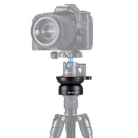 HEGUANGWEI Camera Mount 3/8 inch Thread Dome Professional Tripod Leveling Head Base with Bubble Level Photography