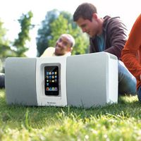 Boombox Portable Speaker System for iPod Player