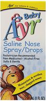 Ayr Baby Saline Nose Spray/Drops, 6 Count