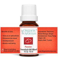 Passion Essential Oil Blend 100% Pure for Aromatherapy - Therapeutic Grade - Works Well with Organic Aroma Diffusers - 10 ml Bottles
