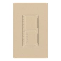 Lutron MA-L3T251-DS Maestro 300 Watt Single Pole Dimmer And Timer Switch, Desert Stone