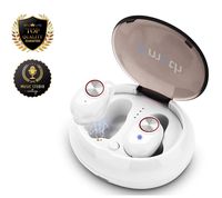 [Upgraded Version]True Wireless Earbuds Bluetooth 5.0, Waterproof Sports Earphones for Running, Noise Cancelling headset /w Built-in Mic, 20H Playtime, In-ear Headphones with Charging Case, HIFI Sound