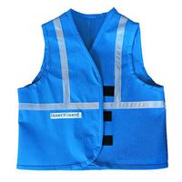InsectGuard – Permethrin Treated Insect Repellent Vest Effective Against Tick, Mosquitoes, Flies and More with Reflective Strips (Blue) 2XL/3XL