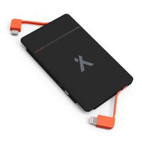 Bear Grylls 3000mAh Pocket Power Bank Portable Charger (BG-PBS-1) with Built-in (Apple MFi Certified) Lightning and Micro USB Cables. for iPhone Xs/MAX/XR/8 Plus/8, iPod, Samsung Galaxy S9/S8/S7