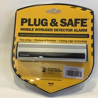 Plug & Safe Mobile Intruder Detector Alarm Model PS10 BLACK