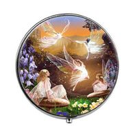 Fairy Ballet - Art Photo Pill Box - Charm Pill Box - Glass Candy Box